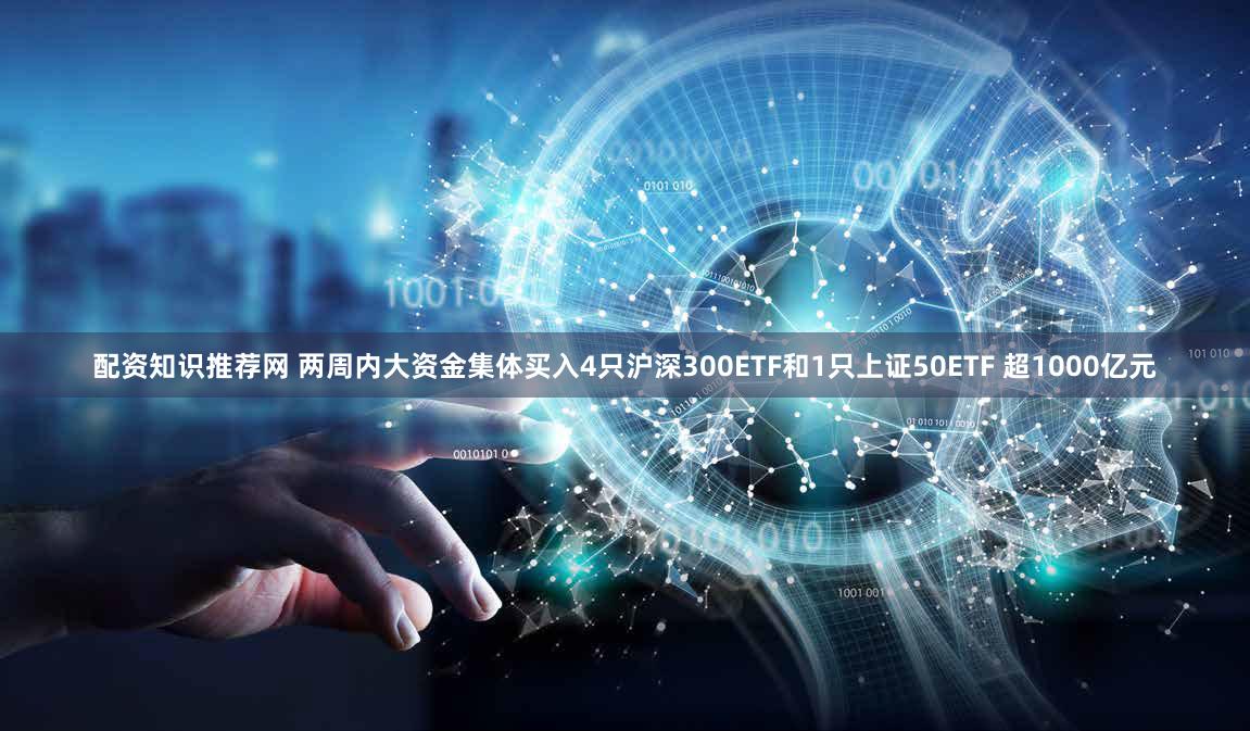 配资知识推荐网 两周内大资金集体买入4只沪深300ETF和1只上证50ETF 超1000亿元