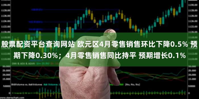 股票配资平台查询网站 欧元区4月零售销售环比下降0.5% 预期下降0.30%；4月零售销售同比持平 预期增长0.1%