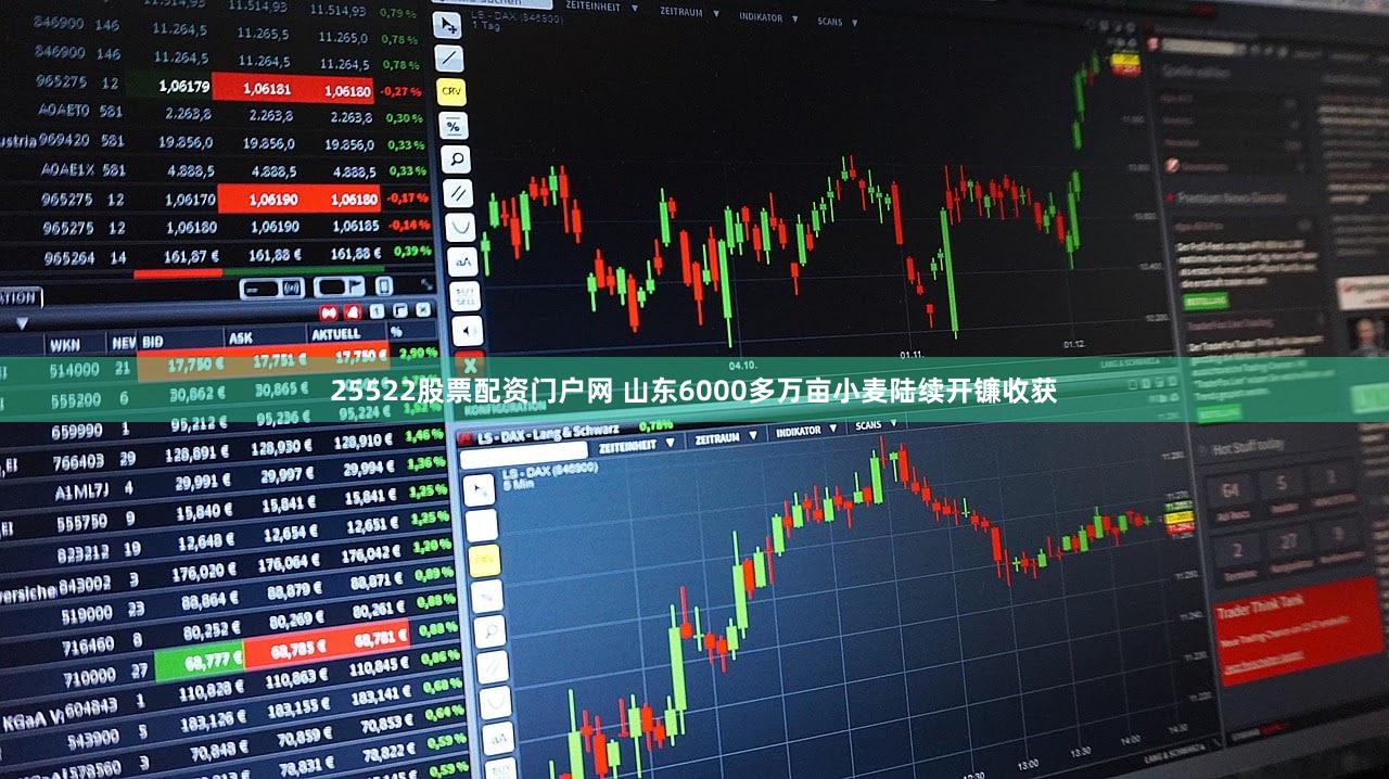 25522股票配资门户网 山东6000多万亩小麦陆续开镰收获