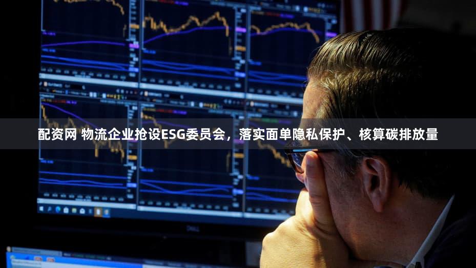 配资网 物流企业抢设ESG委员会，落实面单隐私保护、核算碳排放量