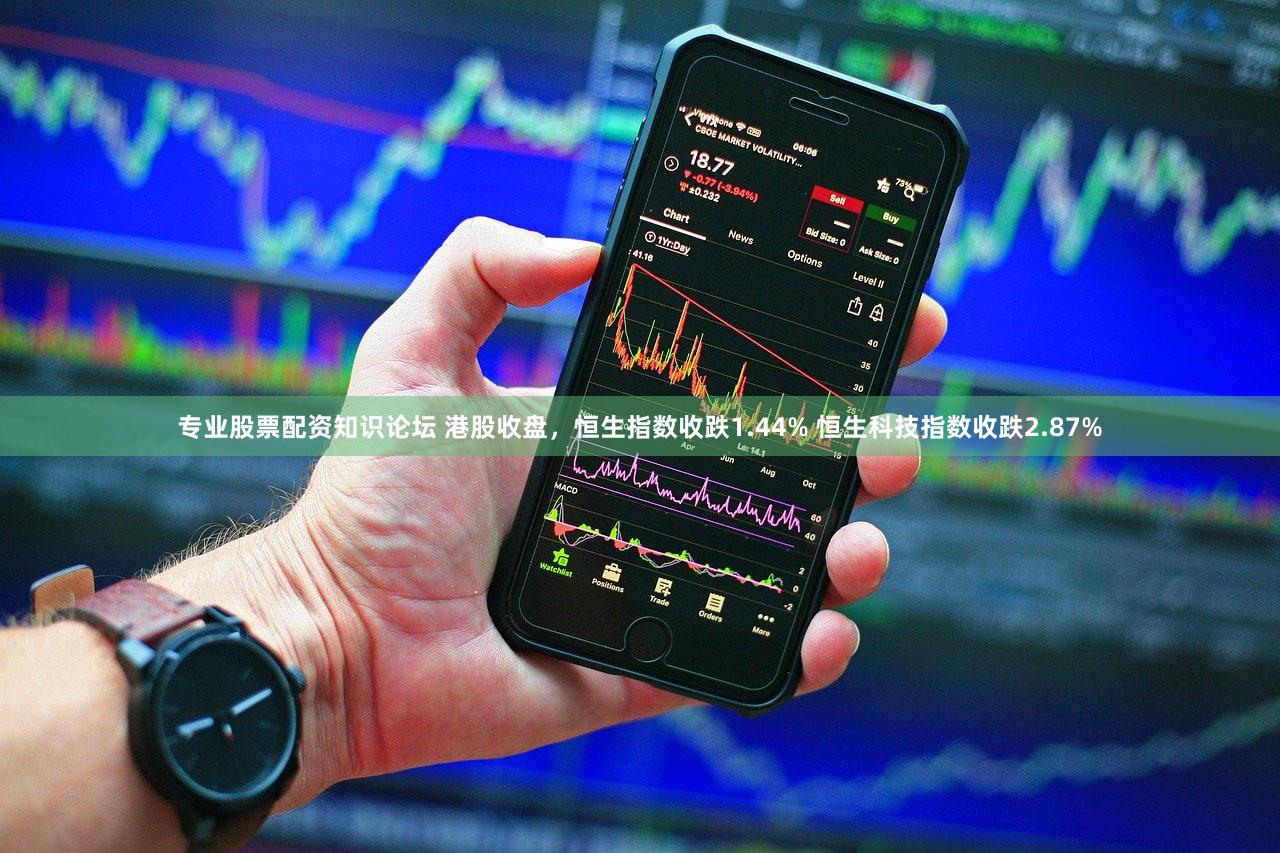 专业股票配资知识论坛 港股收盘，恒生指数收跌1.44% 恒生科技指数收跌2.87%