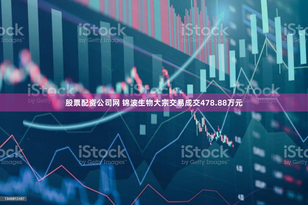 股票配资公司网 锦波生物大宗交易成交478.88万元