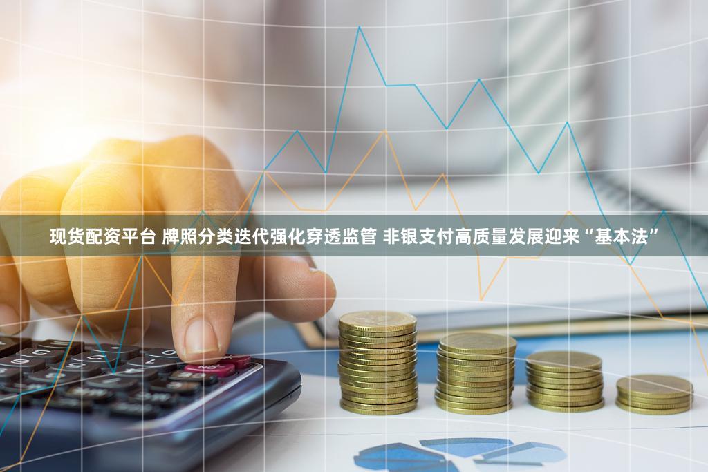 现货配资平台 牌照分类迭代强化穿透监管 非银支付高质量发展迎来“基本法”